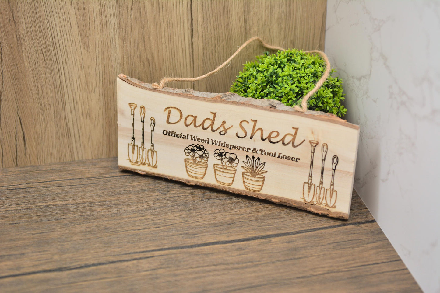 Funny Dad Shed Sign – “If Dad Can’t Fix It, It’s F&cked” – Rustic Wooden Wall Plaque for Father’s Day, Man Cave or Garage Gift