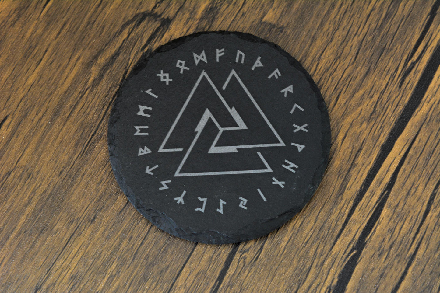 Norse Slate Coasters – Engraved Viking Symbols for Home, Hearth & Ritual – A Gift from the Old Ways