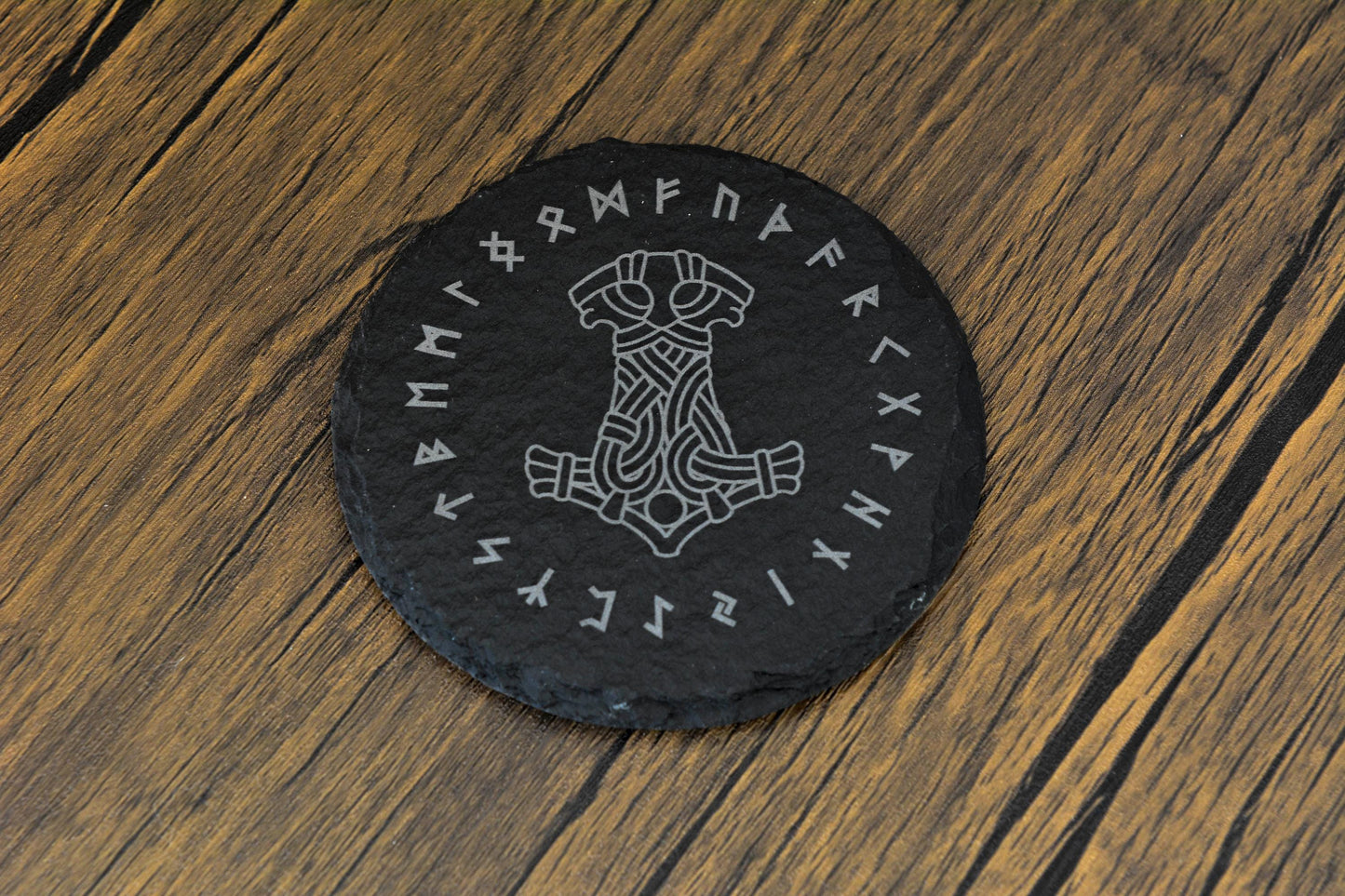 Norse Slate Coasters – Engraved Viking Symbols for Home, Hearth & Ritual – A Gift from the Old Ways