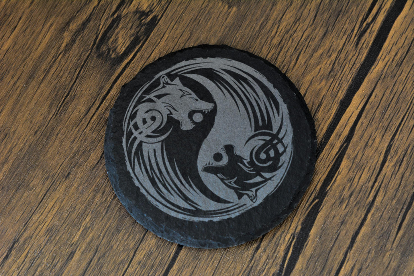 Norse Slate Coasters – Engraved Viking Symbols for Home, Hearth & Ritual – A Gift from the Old Ways