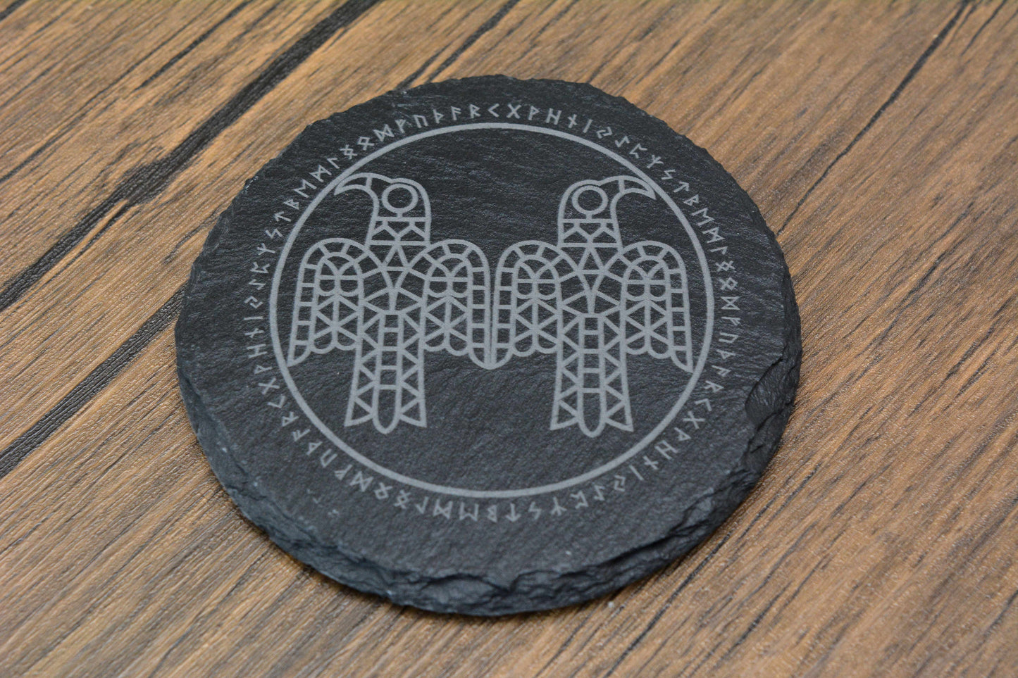 Norse Slate Coasters – Engraved Viking Symbols for Home, Hearth & Ritual – A Gift from the Old Ways