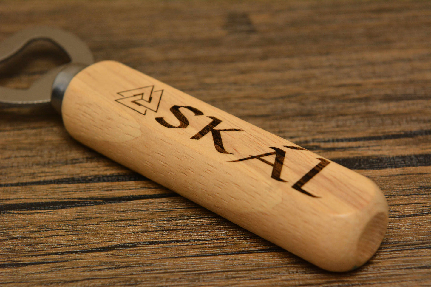 Viking Wooden Bottle Opener, Norse inspired bottle opener gift. Housewarming Gift, Viking gift. Beer opener