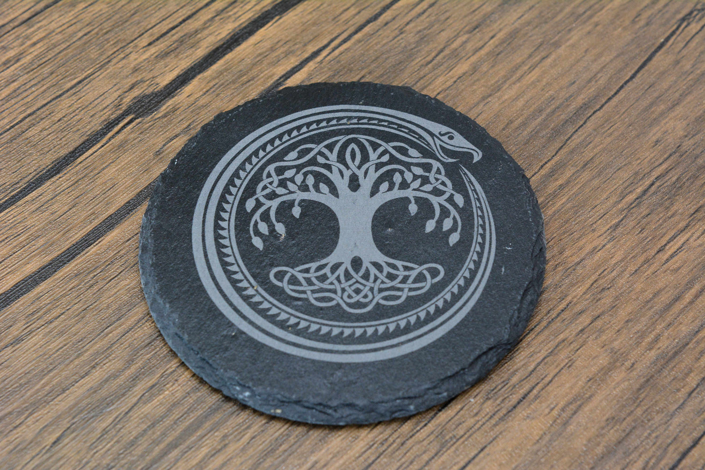Norse Slate Coasters – Engraved Viking Symbols for Home, Hearth & Ritual – A Gift from the Old Ways