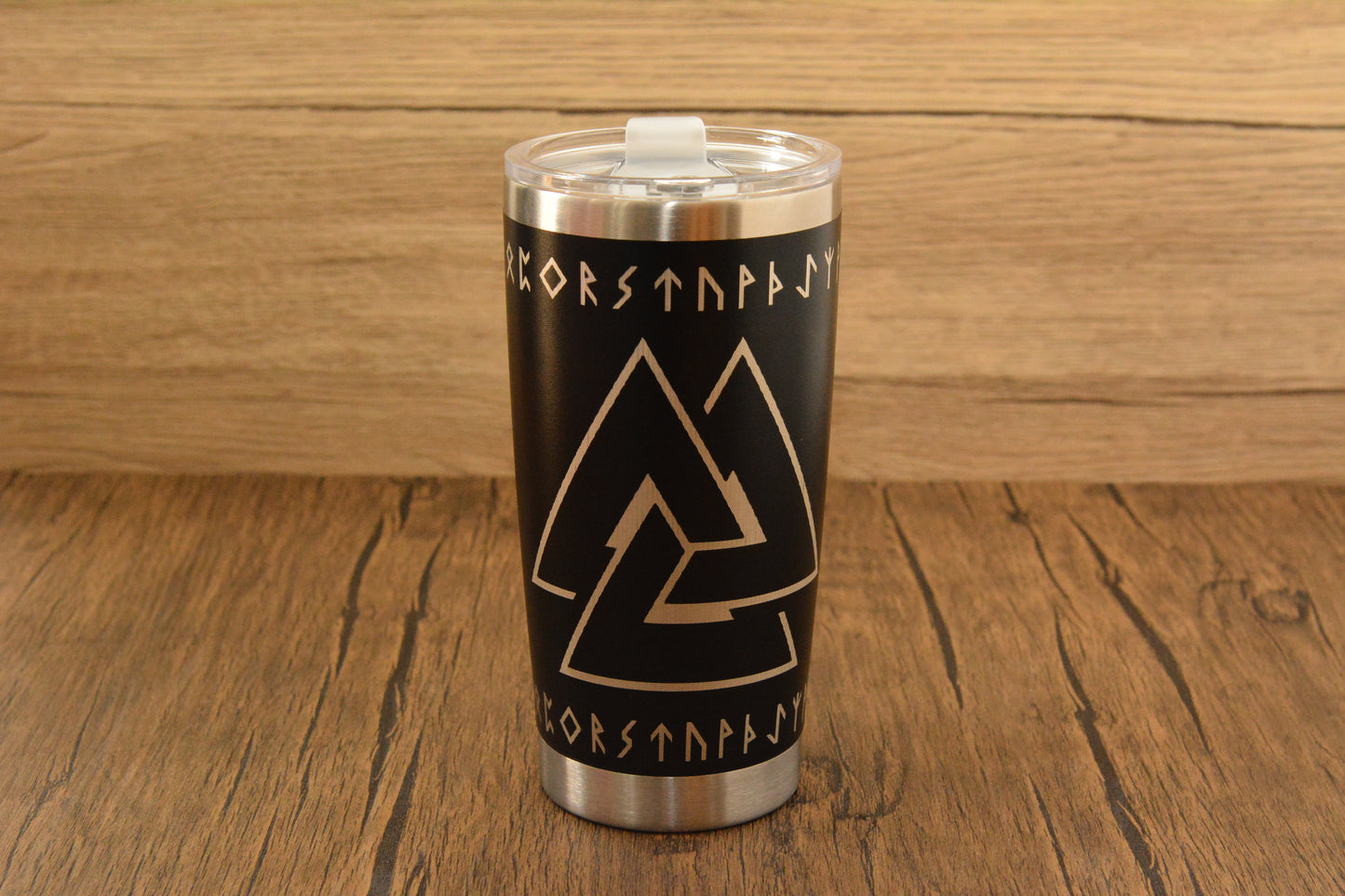 Norse Thermal Mug – Engraved Viking Travel Cup, 500ml Insulated Stainless Steel