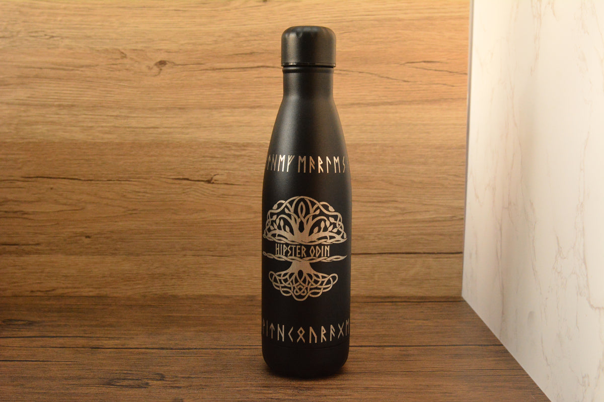 Personalised Norse Engraved 500ml Thermal Bottle