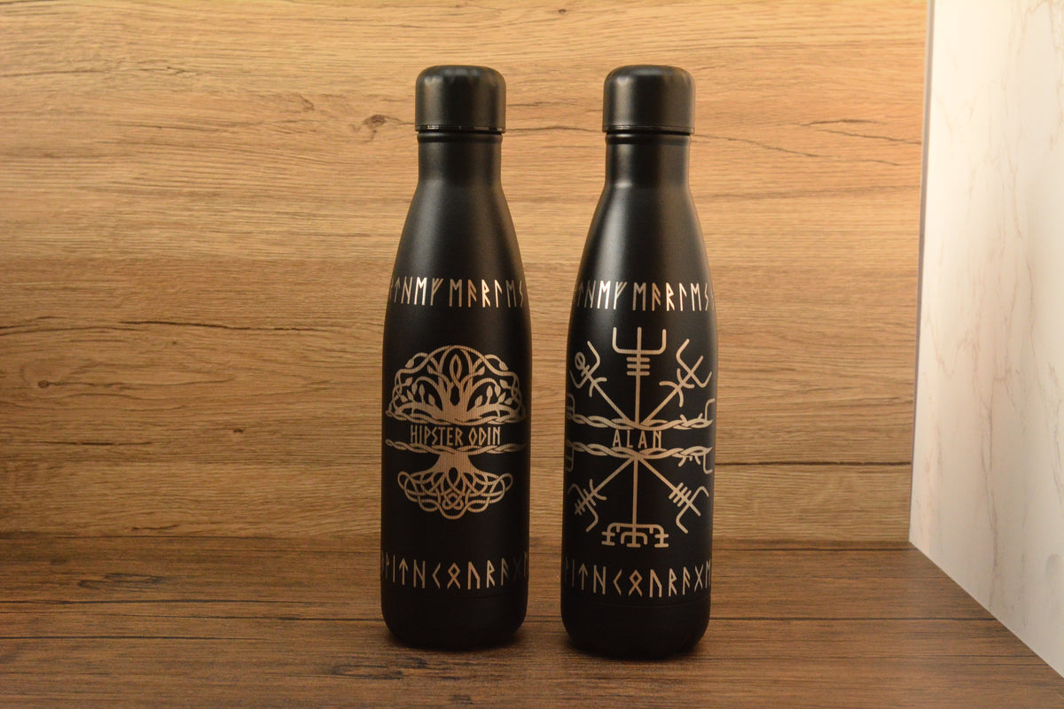 Personalised Norse Engraved 500ml Thermal Bottle