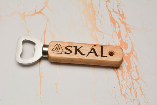 Viking Wooden Bottle Opener, Norse inspired bottle opener gift. Housewarming Gift, Viking gift. Beer opener